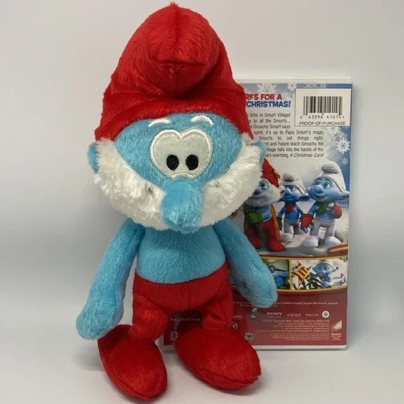 Vintage Papa Smurf & The Smurfs A Christmas Carol DVD - Picture 3 of 9